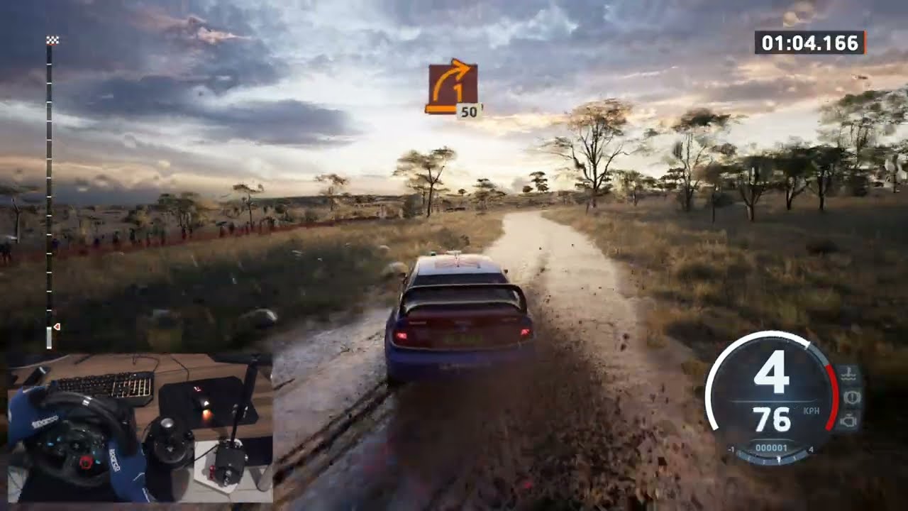 EA Sports WRC🏁 Heavy Rain - Citroën Xsara WRC -  Safari Rally Kenya - Gameplay [[4K Full Graphics]]