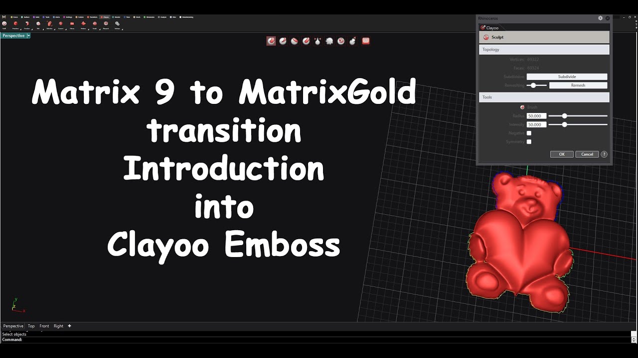Matrix 9 MatrixGold Clayoo Emboss