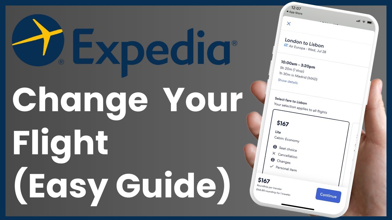 Expedia - How to Change Flight !