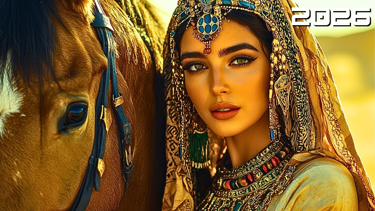 Relaxing Arabic Music - Moon over the Silent Caravan: Tranquil Night Flow