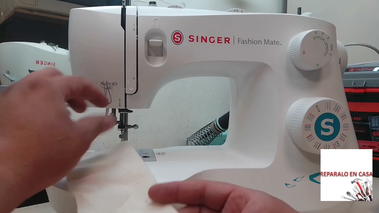 mi máquina de coser NO jala  LA TELA  SINGER FASHION MATE