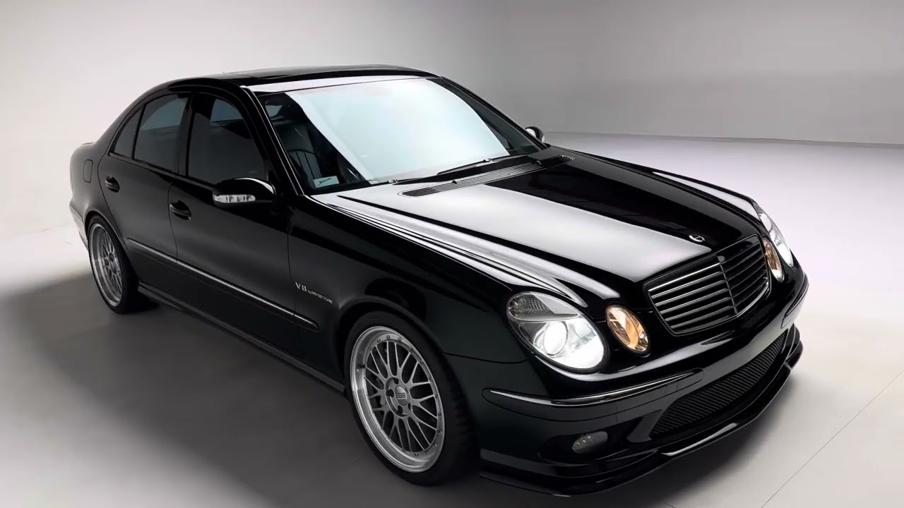 2006 Mercedes-Benz E55 AMG with only 24k miles! Walk around video, live on Bring a Trailer! 