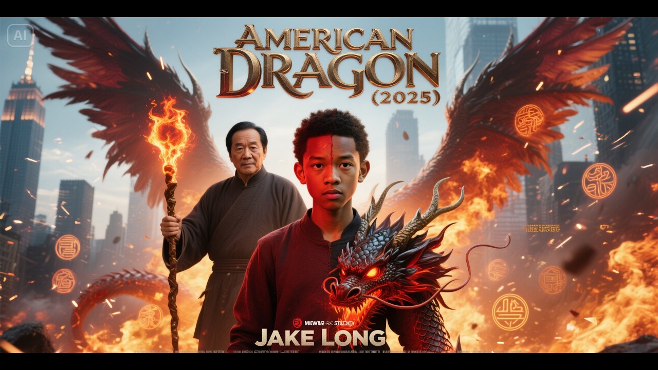 AMERICAN DRAGON: JAKE LONG (2025) | Action Trailer &ndash; Jackie Chan, Jaden Smith | Disney Reimagined