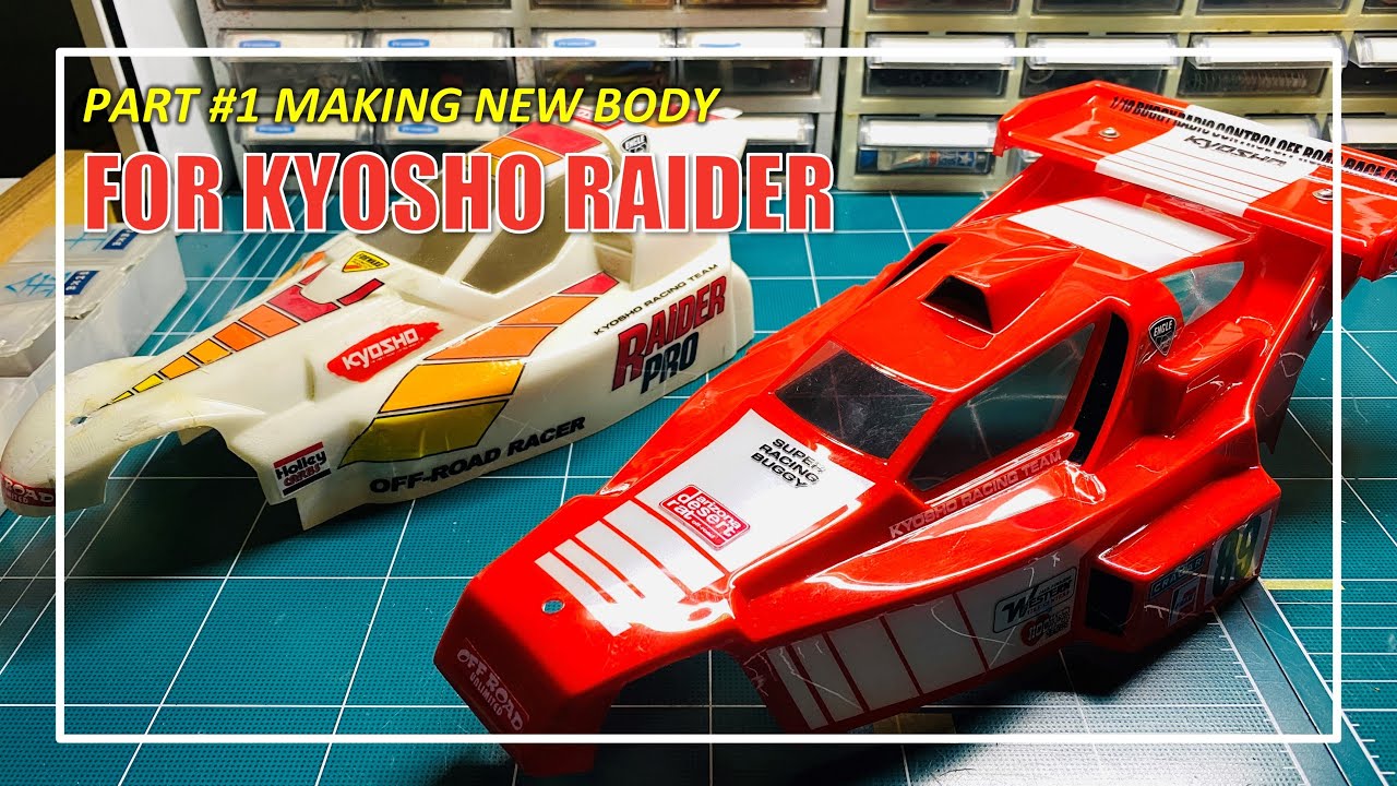 [Kyosho Raider] New repro RC body making film / Convert to Raider MK1 / 교쇼 레이더 폴리바디 만들기