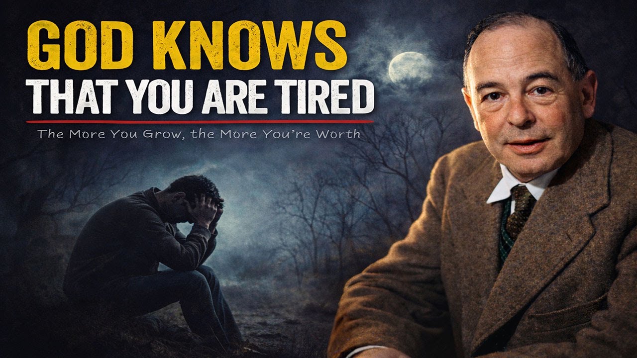 C S Lewis Message 2026 - GOD KNOWS THAT YOU ARE TIRED