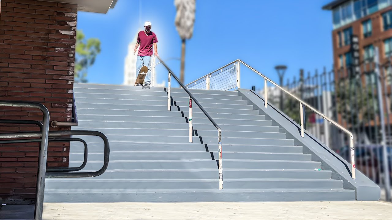JE CASSE MON SKATE SUR LE PLUS GROS SPOT D'HOLLYWOOD !