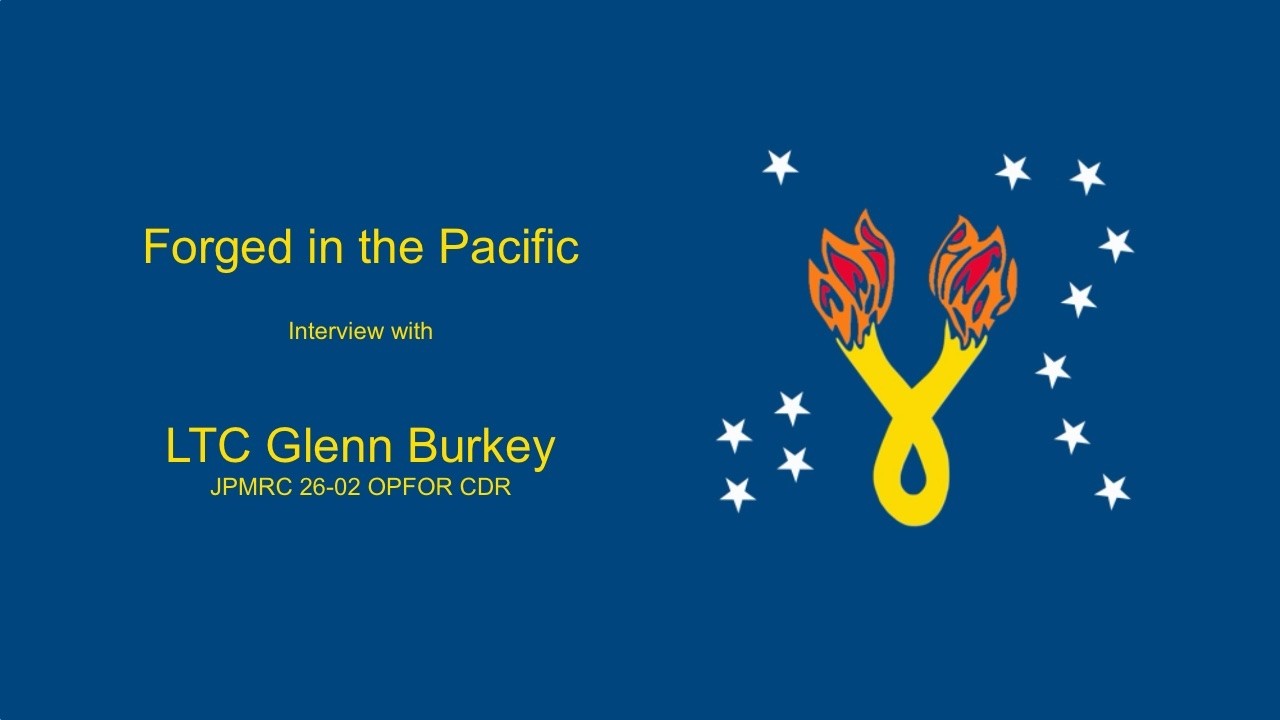 JPMRC 26-02 (Alaska): Interview with/ LTC Glenn Burkey, OPFOR CDR