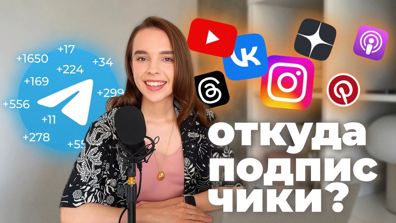 Полный РАЗБОР: +1650 подписчиков в телеграм — откуда пришло больше?