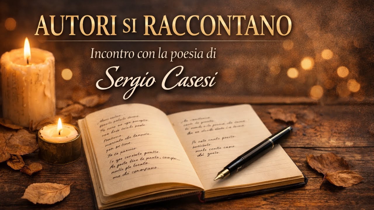 AUTORI SI RACCONTANO  con Sergio Casesi sul manoscritto poetico Il Cuore breve