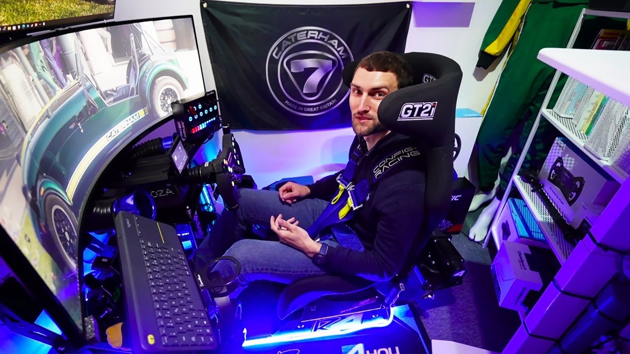 il transforme son garage en.. un r&ecirc;ve 🤩 (simulateur + voiture passion)