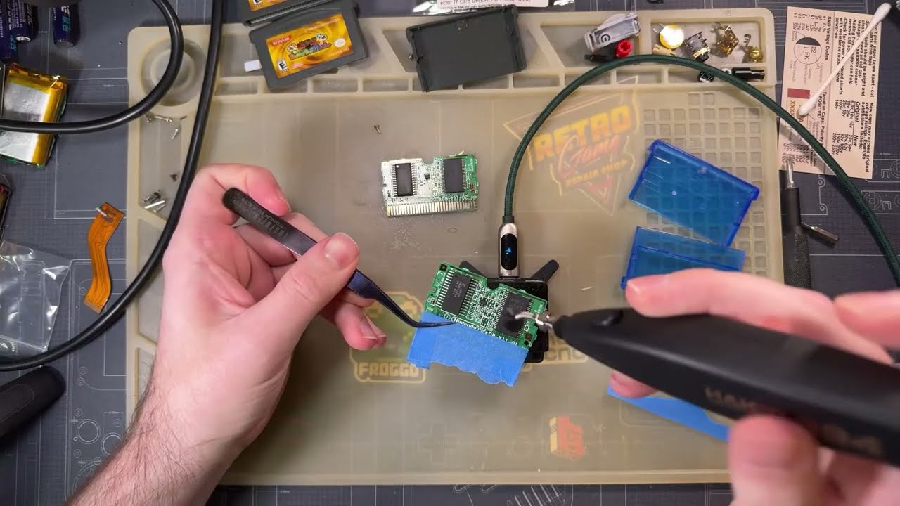 Refurbishing Game Boy Advance Games