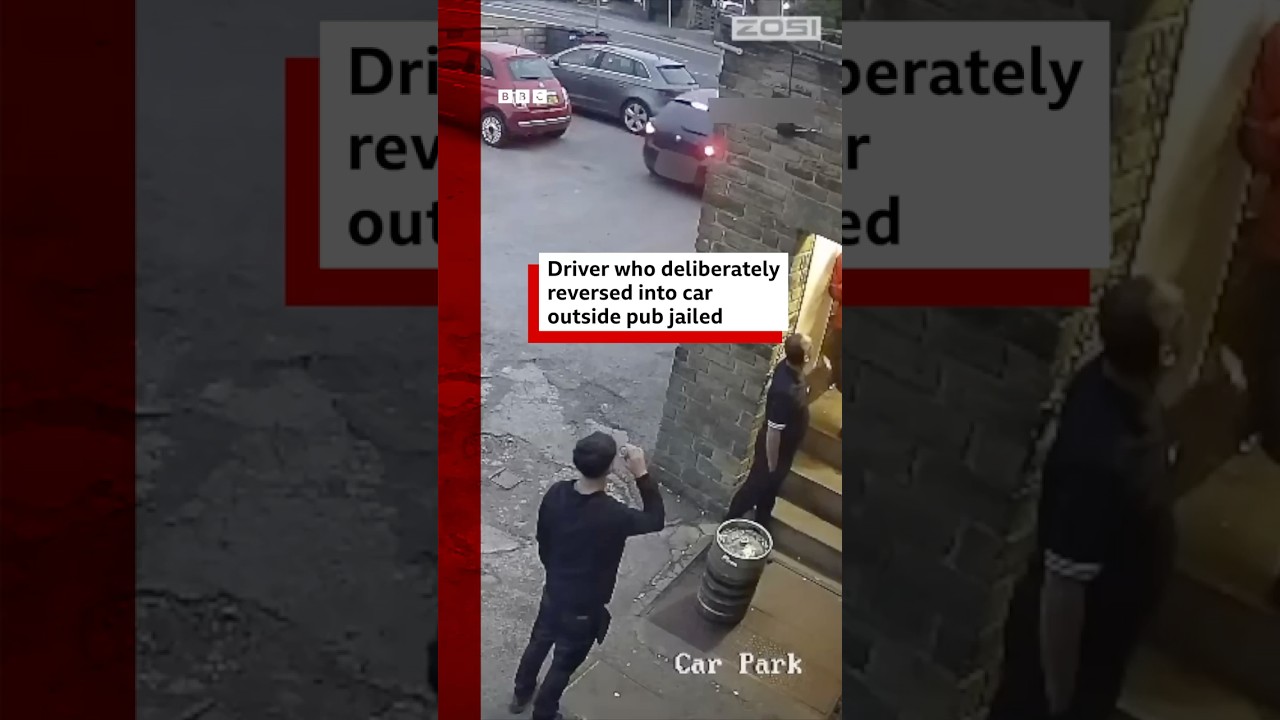 Driver who deliberately reversed into car outside pub jailed. #Bradford #BBCNews