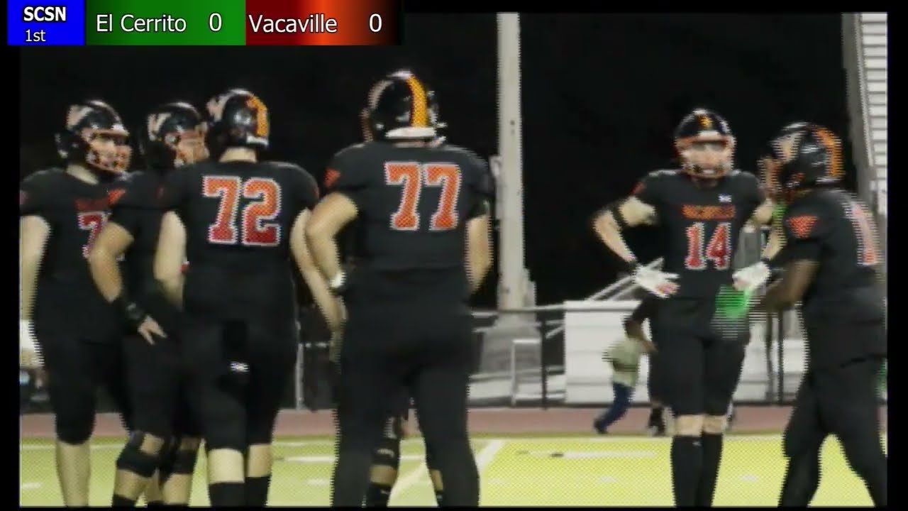 El Cerrito vs. Vacaville. HS Football 9-12-25