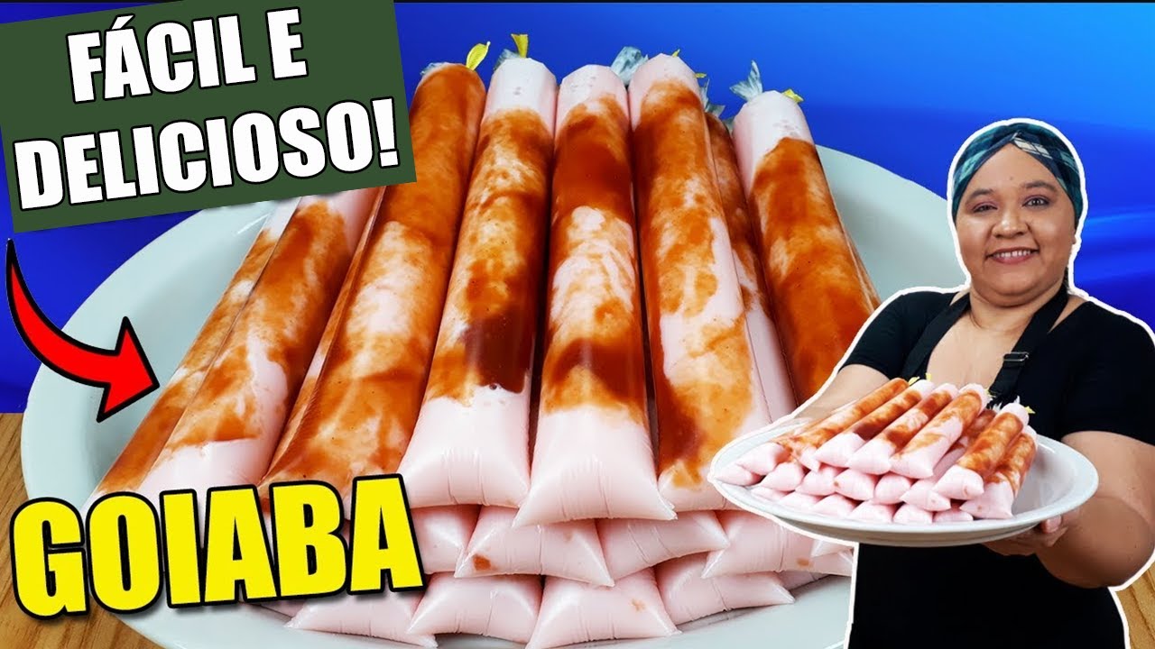 Geladinho Cremoso de TANG GOIABA Com Goiabada BASE ECONÔMICA Sem Leite Condensado  Creme de leite !!