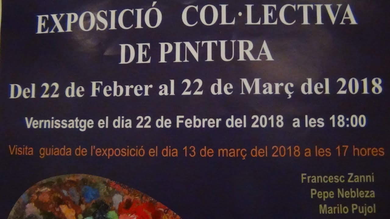Exposició Col lectiva de Pintura al carrer Bruc, 72 de Barcelona