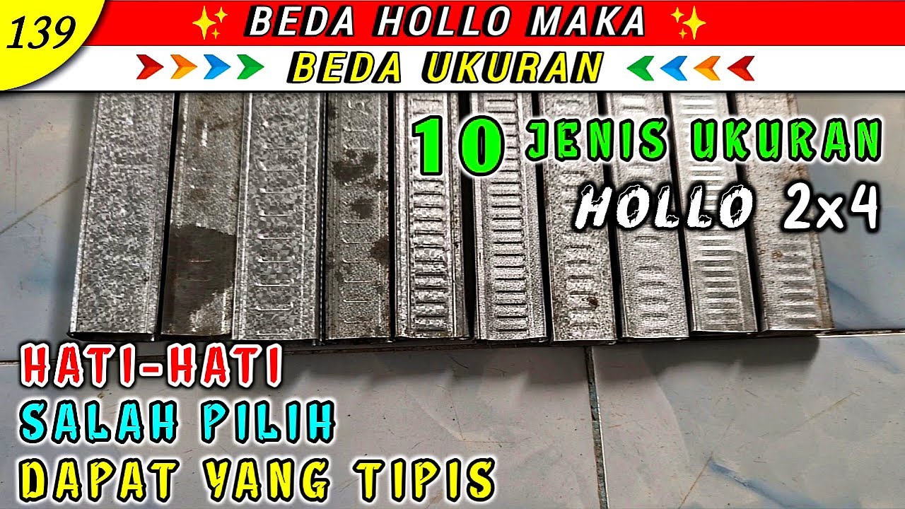 HOLLO PLAFON YANG TIPIS SAMPAI YANG TEBAL