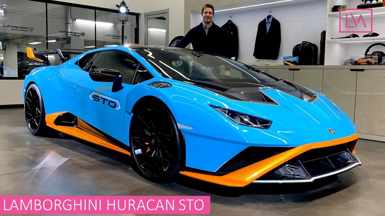 Lamborghini Huracan STO - une voiture de course HOMOLOGUEE ! (exhaust sound / cold start)