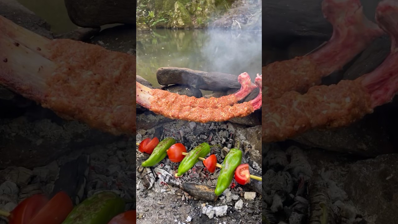 KABURGA KEMİĞİNDE ADANA KEBABI 🍖🥩 / Kebab on the rib bone