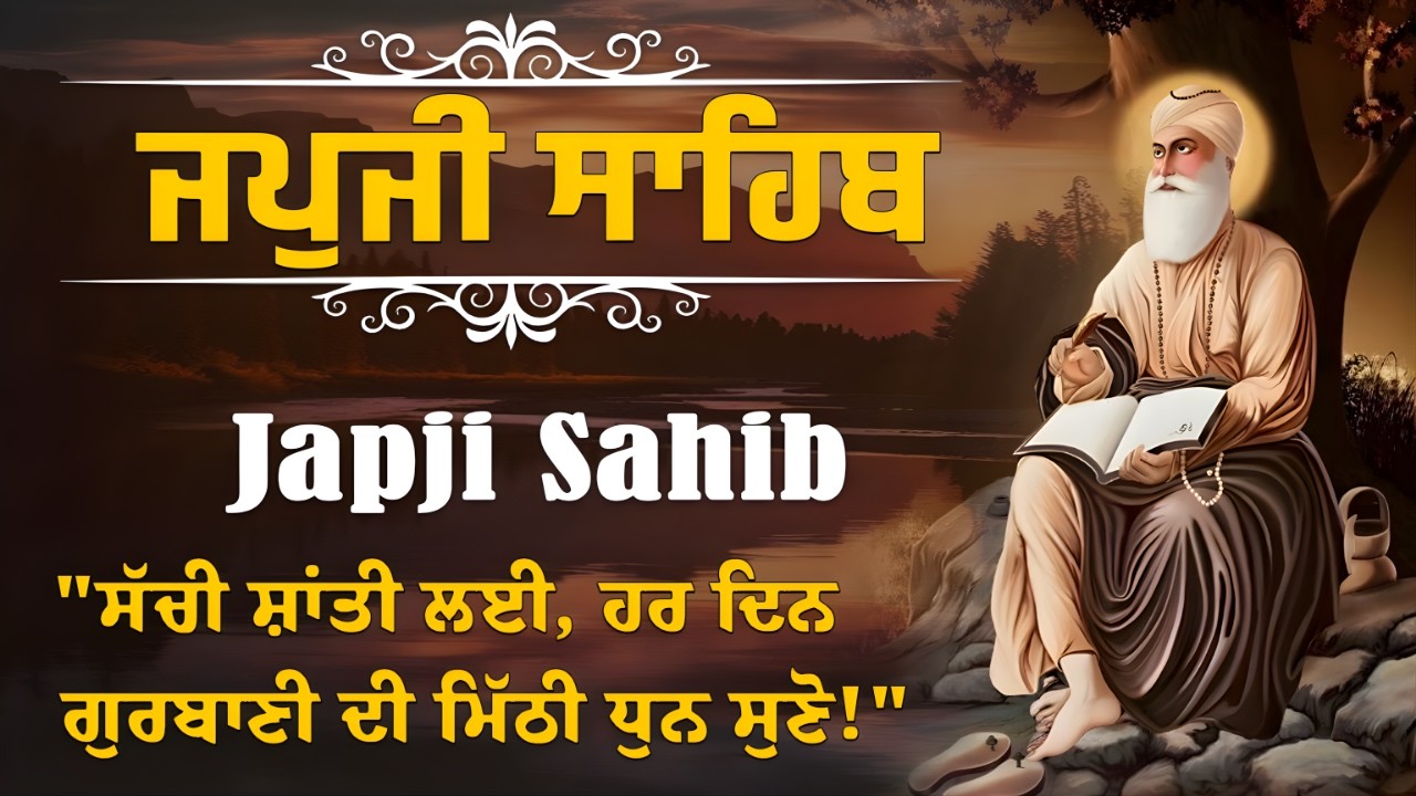 ਜਪੁਜੀ ਸਾਹਿਬ | Japji Sahib Daily Path | Japji Sahib Da Path | Nitnem Shabad | waheguru ji |