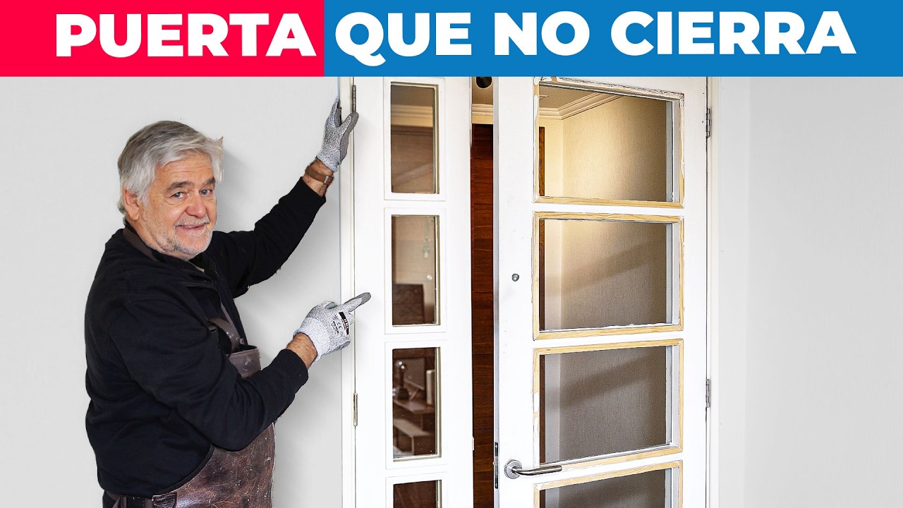 Cómo arreglar una puerta que no cierra