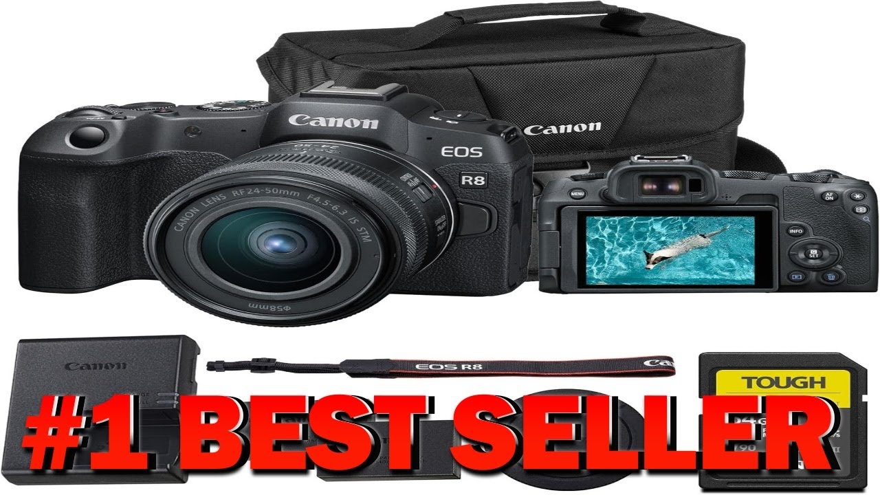 Canon EOS R8 Mirrorless Camera  24.2MP Full Frame RF Camera with 4K - B0FKDBG4QN