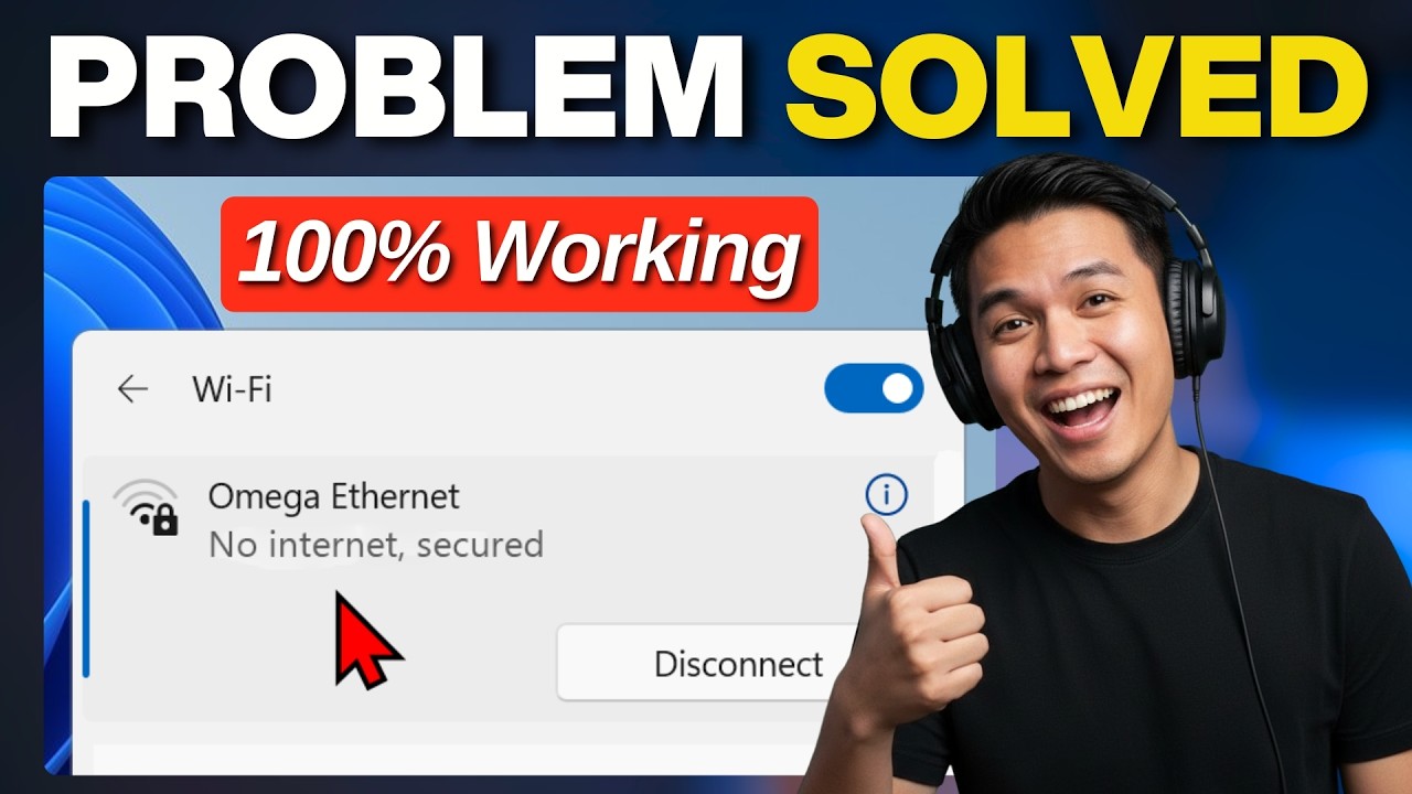 How to Fix: WiFi Connected But No Internet Windows 11/10