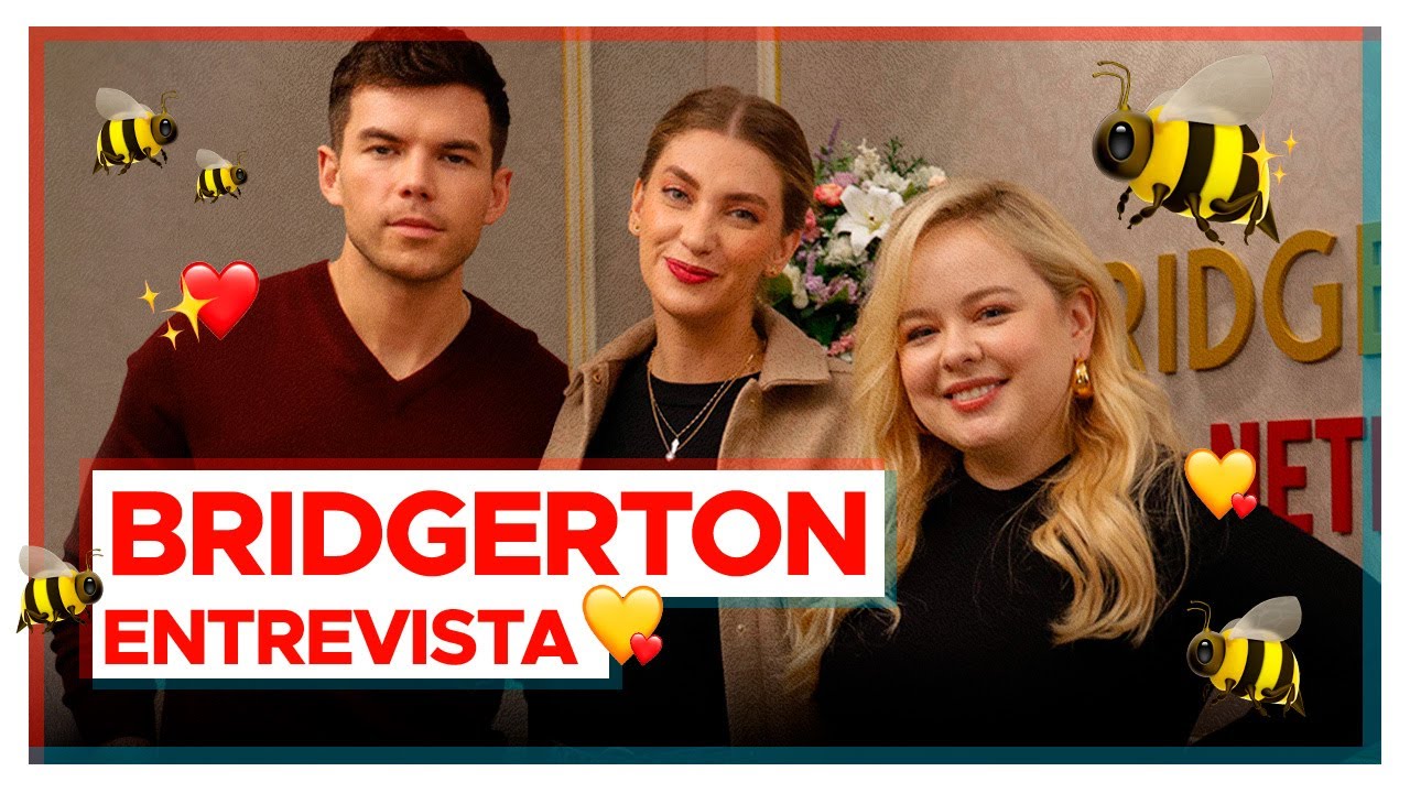 BRIDGERTON: beijo, carruagem e mais! | Entrevista com Nicola Coughlan e Luke Newton!