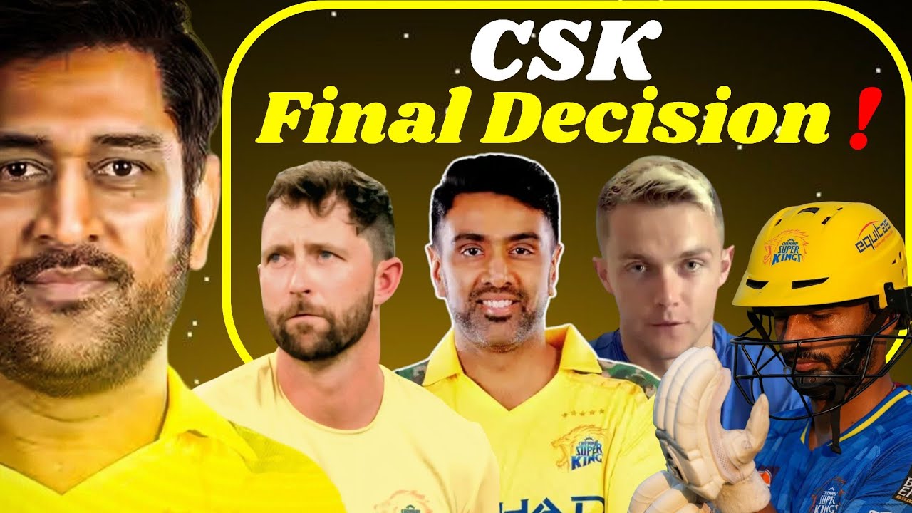CSK Final Decision 🤔 IPL 2026 Se Pehle In Players Ko Kiya Release 🚨 Dhoni Ka Big Decision 😱