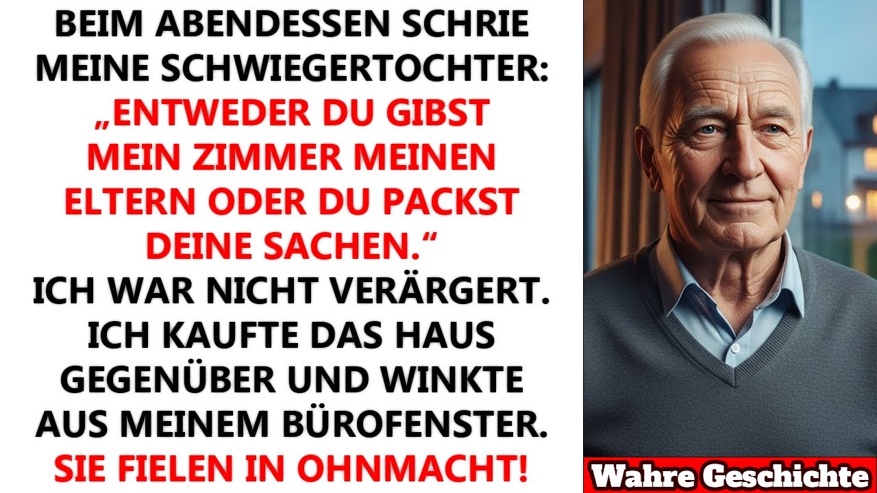Meine Schwiegertochter wollte mich rauswerfen – also kaufte ich das Haus gegenüber.