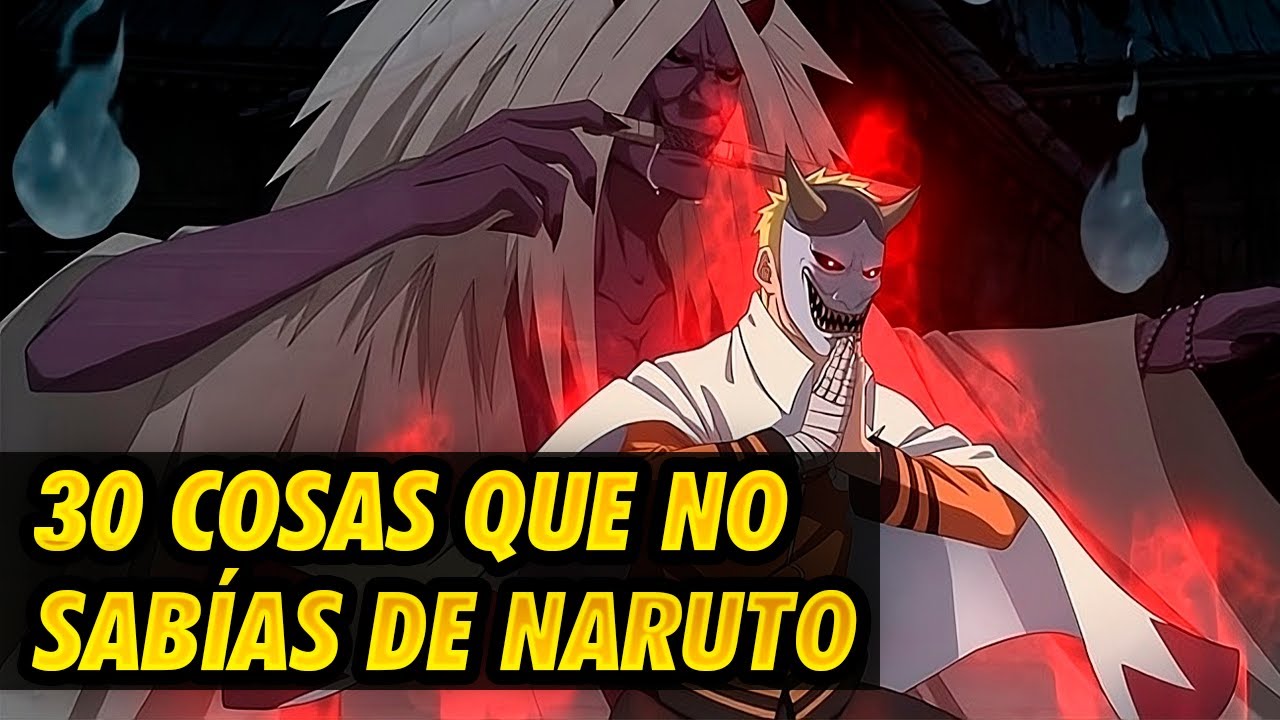 30 COSAS que NO SABIAS de NARUTO SHIPPUDEN😱 #5