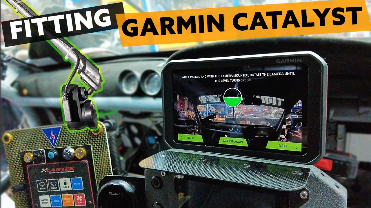 GARMIN CATALYST install. Advanced racing lap timer. Building the fastest Time Attack Clio