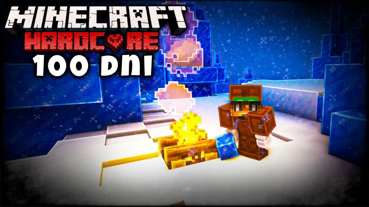 Przetrwałem 100 dni w EPOCE LODOWCOWEJ Minecraft Hardcore...
