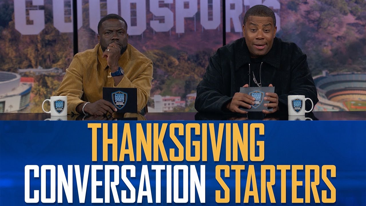 Thanksgiving Conversation Starters | Good Sports With Kevin Hart & Kenan Thompson | Prime Video