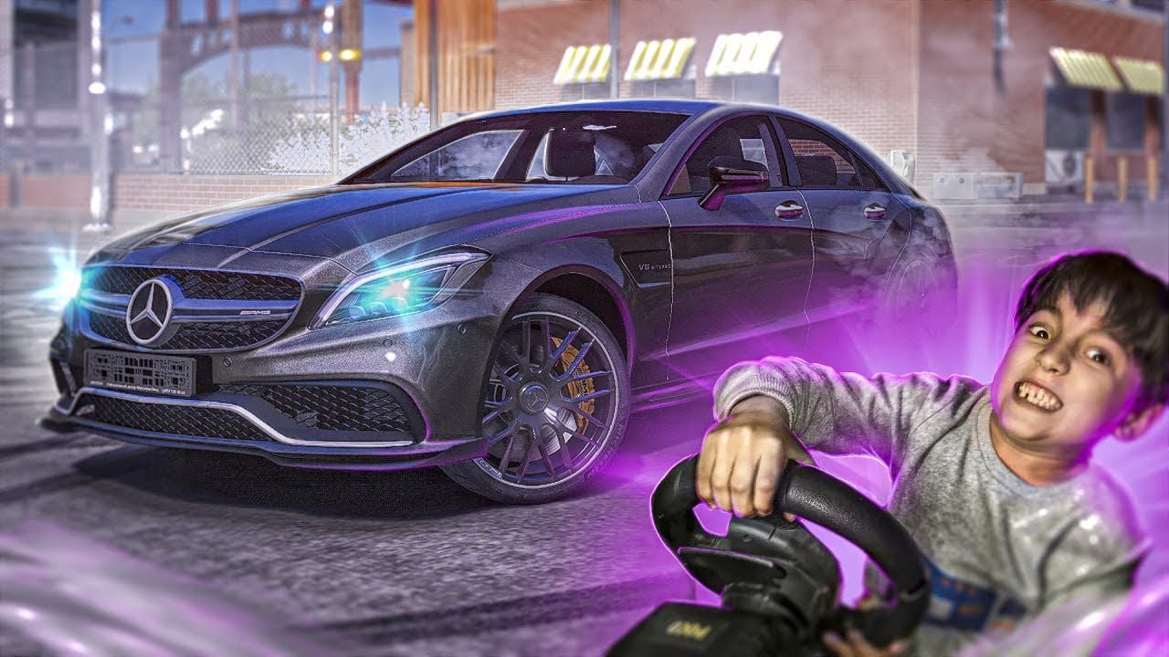 МОЙ БРАТ СДАЕТ НА ПРАВА В 8 ЛЕТ НА РУЛЕ в Car parking multiplayer 2.0