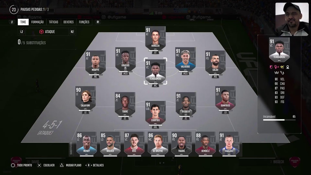 UFL Live Taça união 4 de finais Davi x Rodrigo