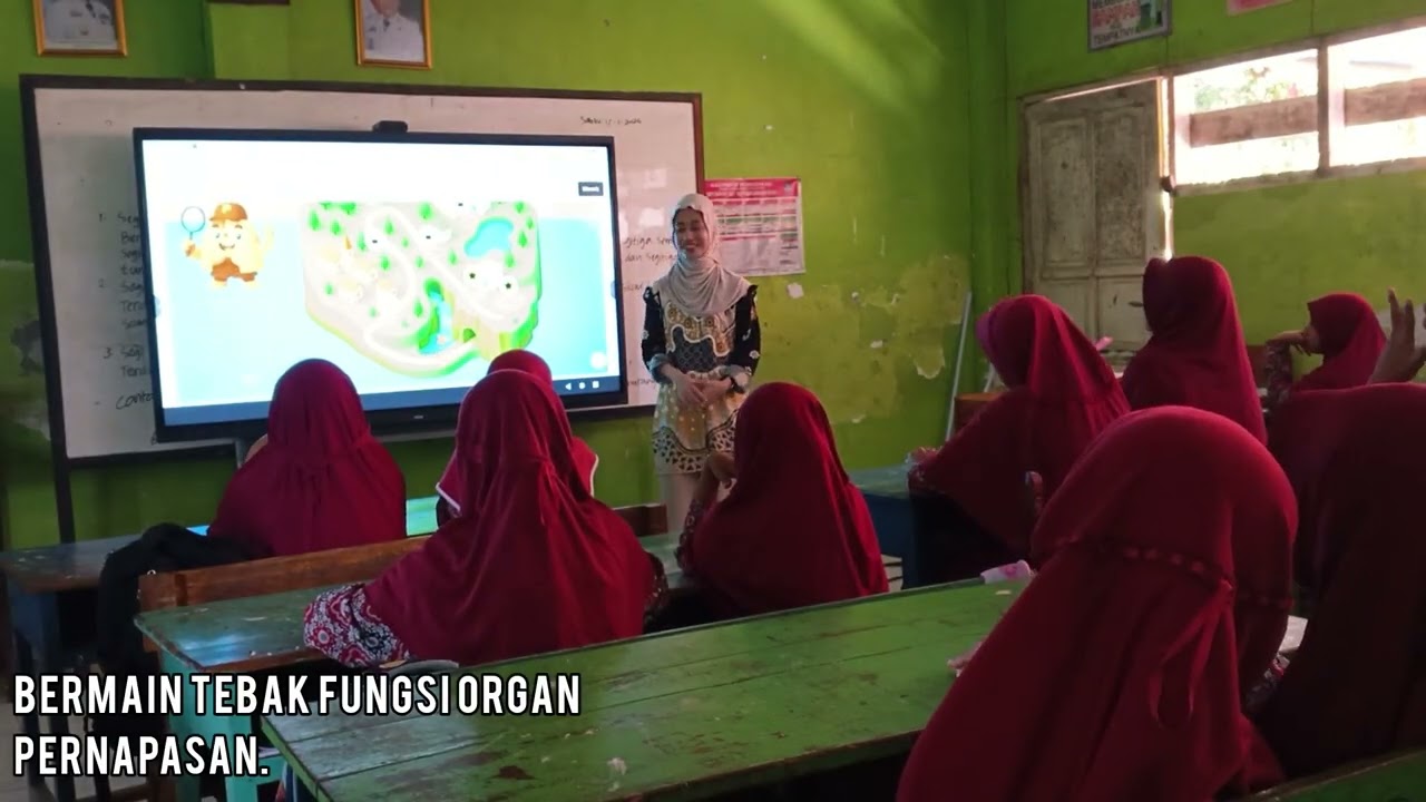 Belajar Sistem Pernapasan Manusia Menggunakan Papan Interaktif Digital (PID)