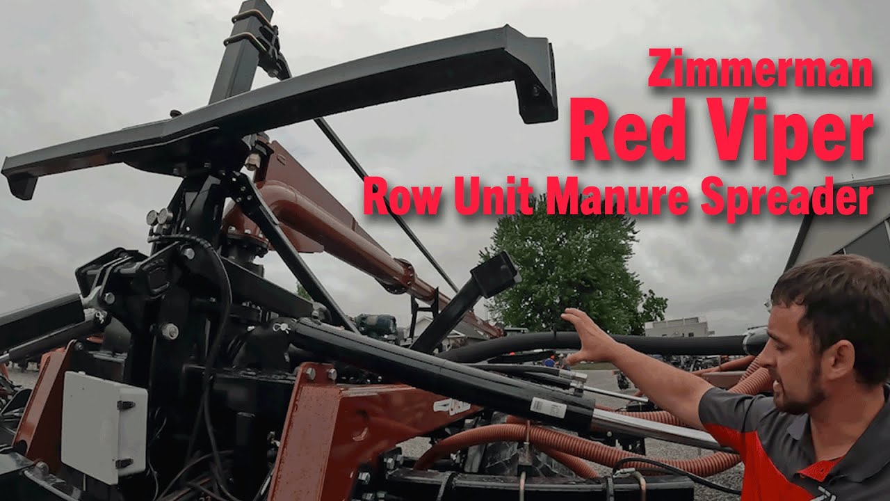 Разбрасыватель навоза Zimmerman Red Viper Row Unit