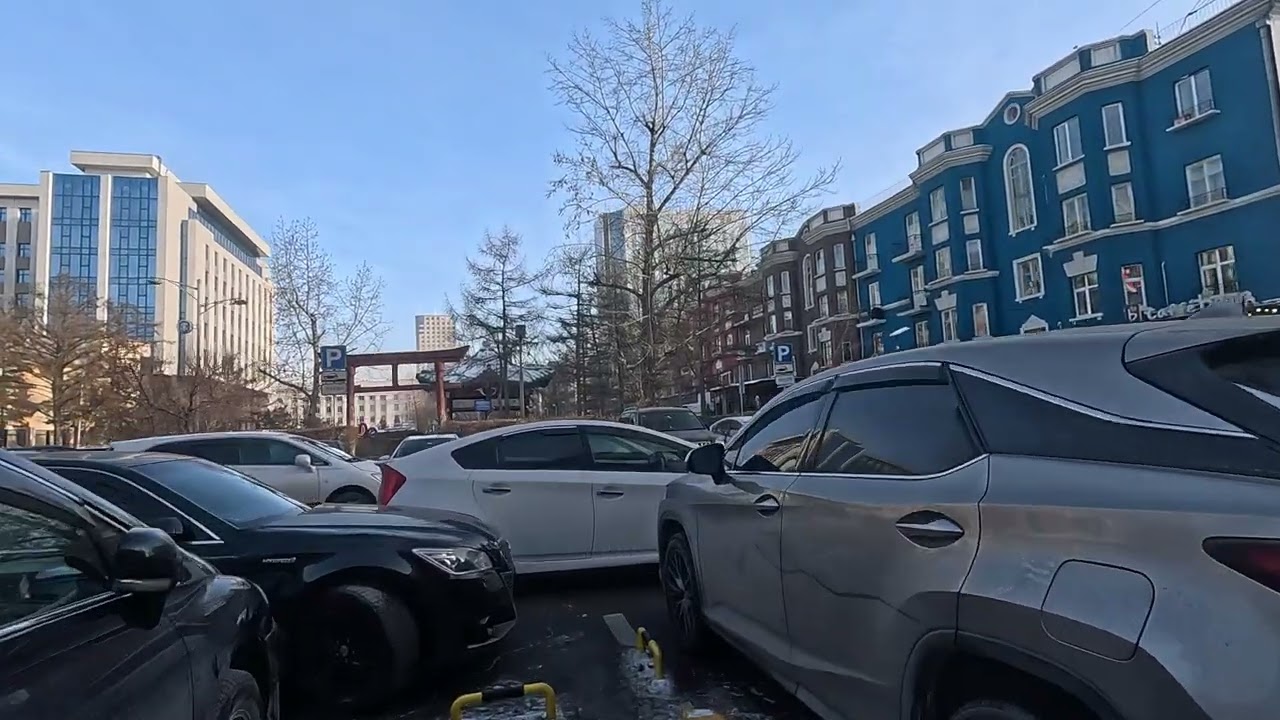 Just Walking | City Center Walk | Ulaanbaatar |  2025/12/17 13:43 | 4K