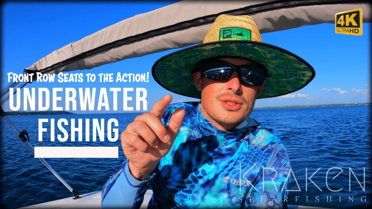 Underwater Fishing! HUGE BASS! (HUGE SUPRISE!!)