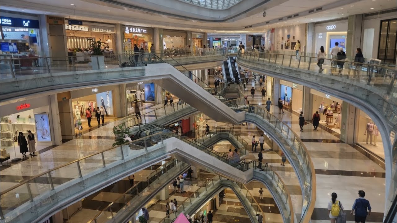 The wonders of KK mall at Grand Theatre Shenzhen! Mall Walk 