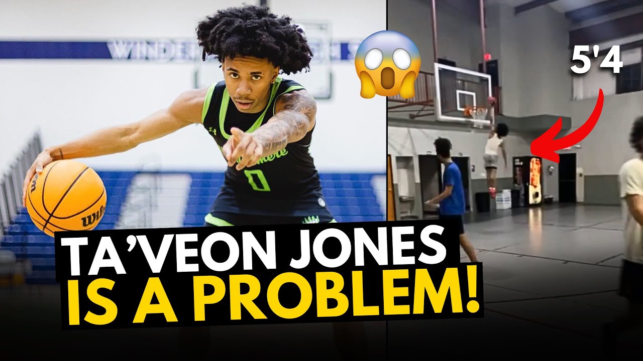 Ta'Veon Jones Was Dunking At 5'4! 😱
