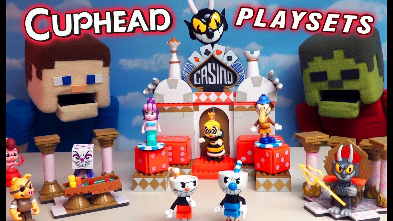 Cuphead CASINO DANGER Playset!! The McFarlane Toys Ultimate Stop Motion Adventure!