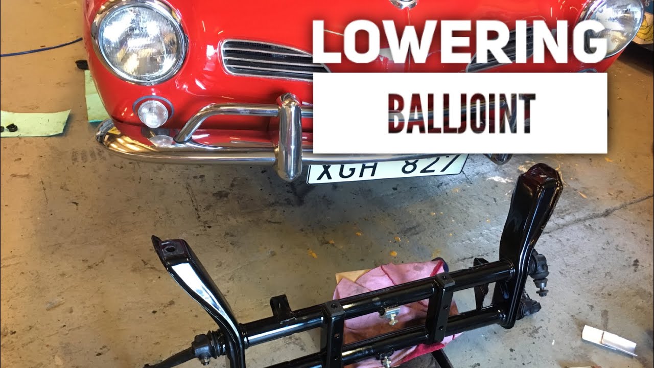 [HOW TO] Lowering A VW Karmann Ghia front - MAINDRIVE GARAGE