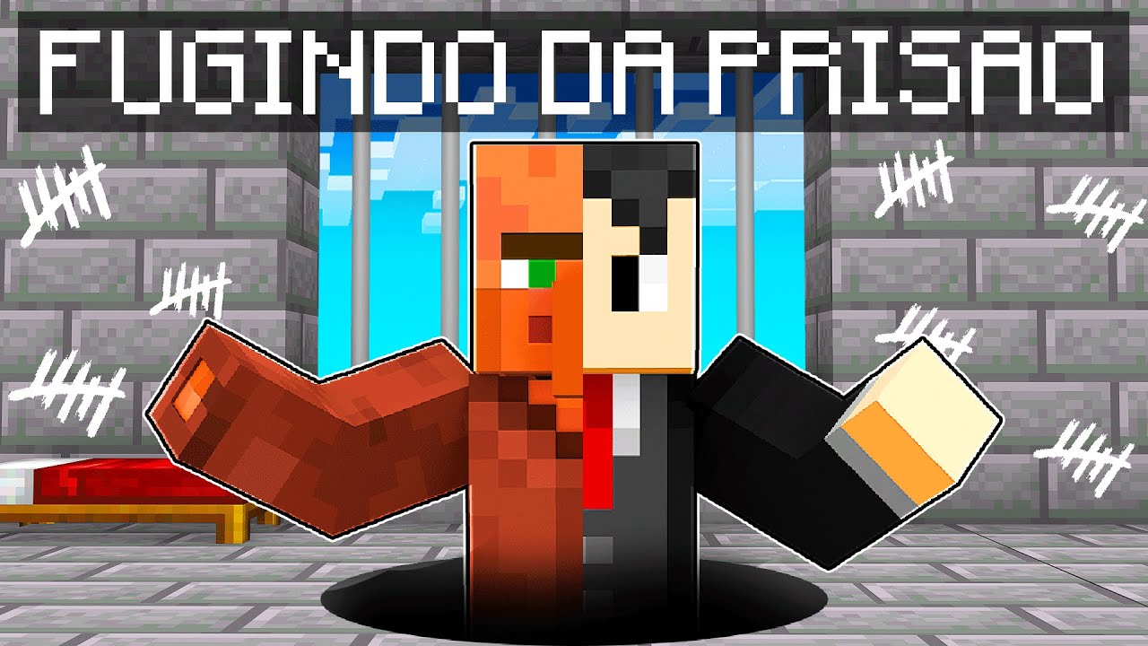 LOKIS VIROU VILLAGER PARA ESCAPAR DA PRIS&Atilde;O NO MINECRAFT