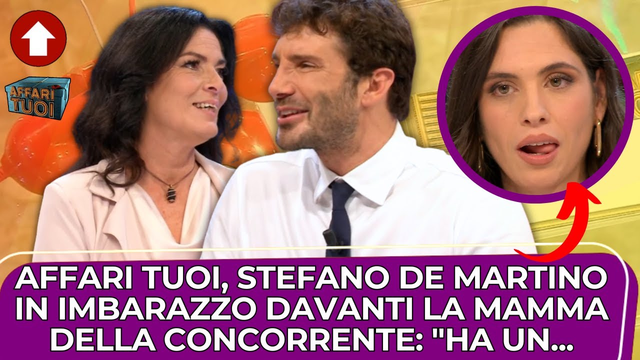 😱 Affari Tuoi, Stefano in imbarazzo con la mamma di Nicole: 