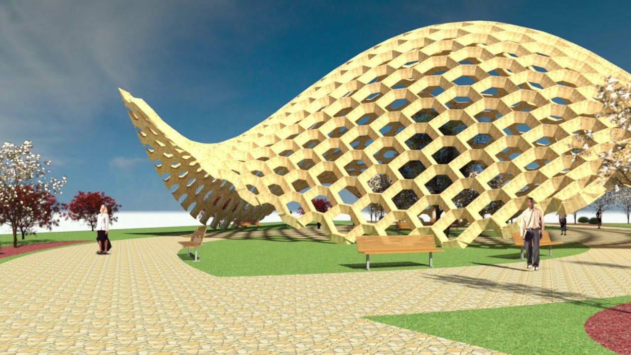 Parametric Pavilion in Revit