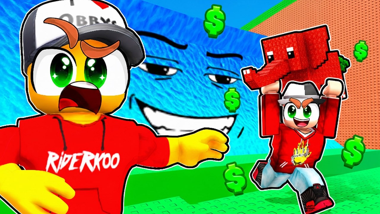 UTEČ TSUNAMI A UKRADNI BRAINROTY... (Roblox Escape Tsunami For Brainrots)
