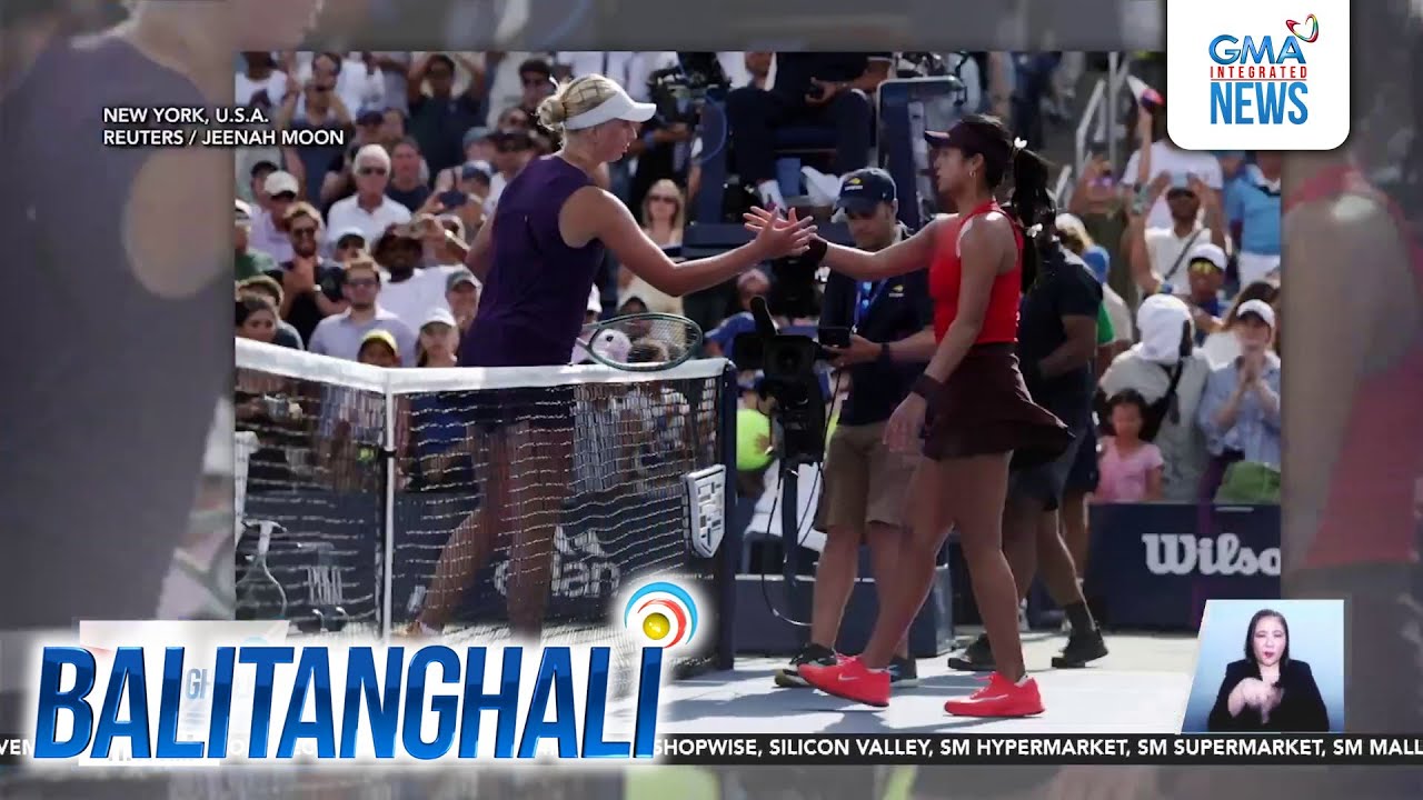Filipina tennis ace Alex Eala, panalo sa 1st round ng US Open 2025... | Balitanghali