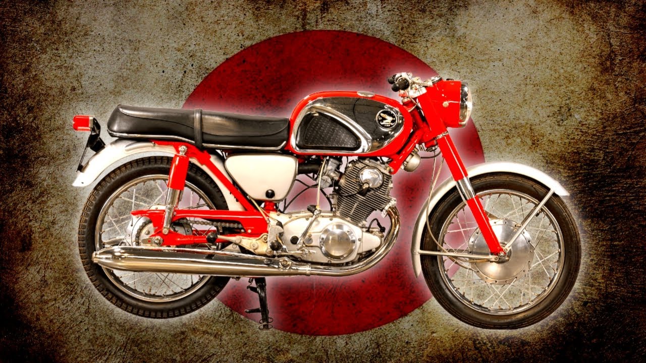 Первый японский спортбайк | Honda CB77 Superhawk