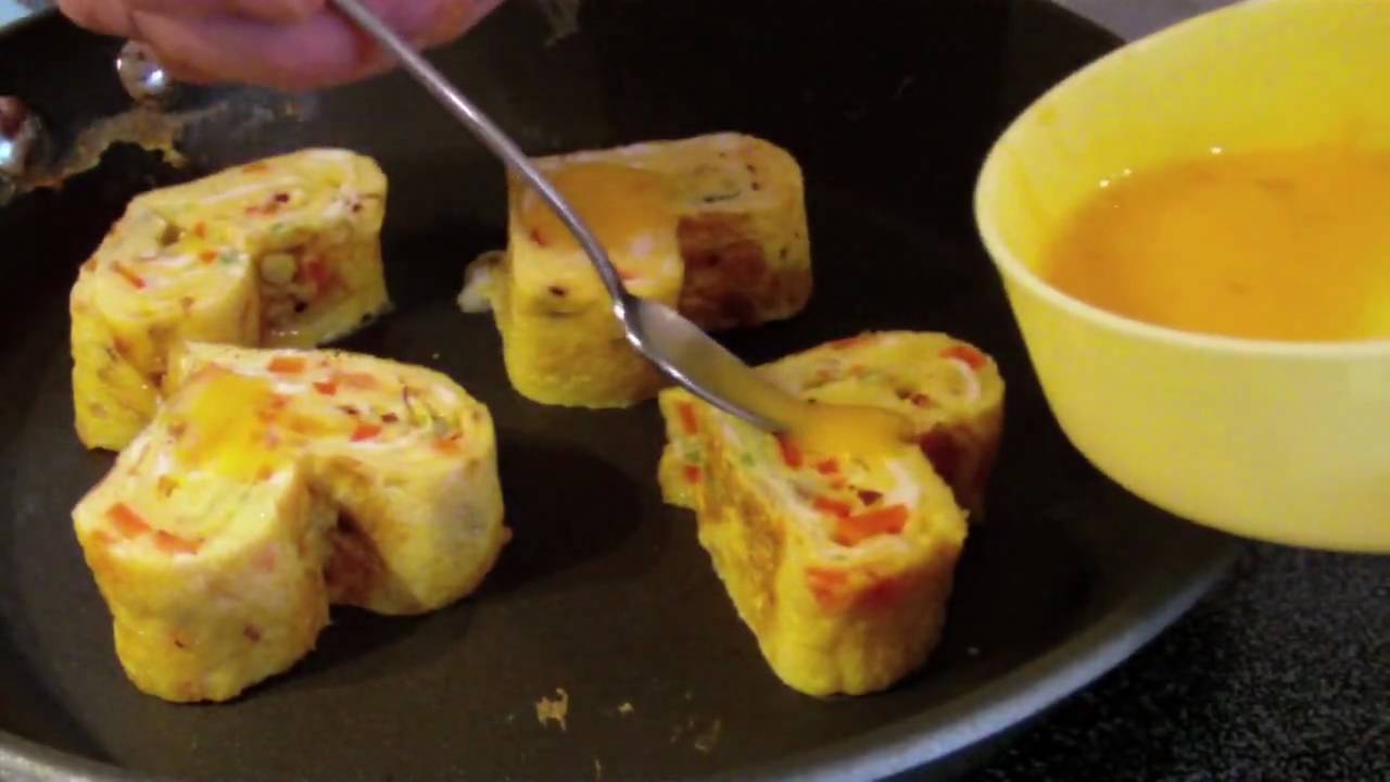 Heart Shaped Omelette | Gyeranmari  | Tamagoyaki | Fried Egg Snack!
